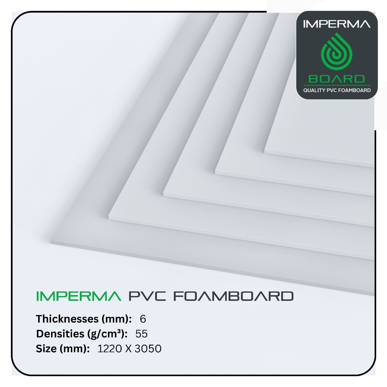 PVC Foam board - 6mm thickness